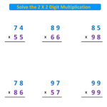 Multiplication Problems 2 X 2 Digit With Regrouping B – Mr. R.'S In 2 By 2 Digit Multiplication Worksheets
