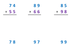 Multiplication Problems 2 X 2 Digit With Regrouping B – Mr. R.'S in 2 By 2 Digit Multiplication Worksheets