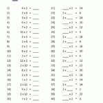 Multiplication Table Worksheets Grade 3 Pertaining To 2 3 Multiplication Worksheets