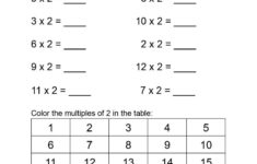 Multiplication Tables Worksheets - Times Tables Kids with Multiplication Table Free Printable Worksheets