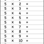 Multiplication Times Tables Worksheets – 2, 3, 4, 5, 6, 7, 8, 9,10 Pertaining To Multiplication Of 5 Worksheets