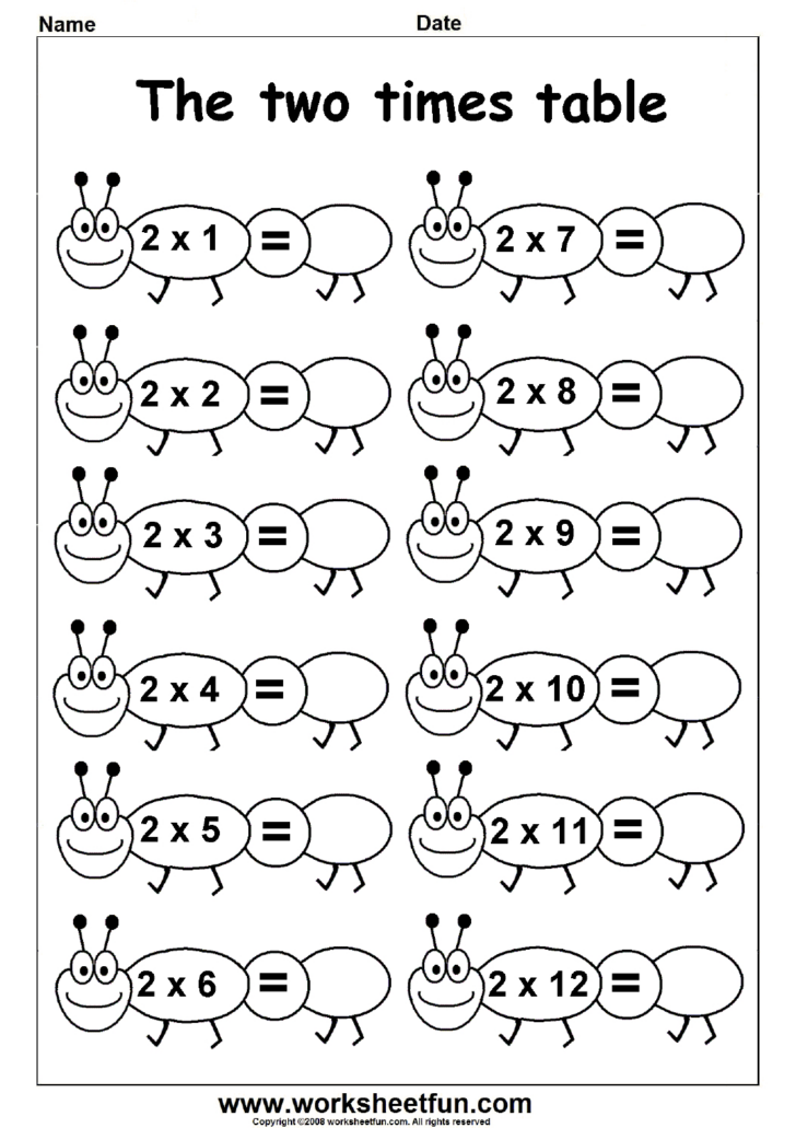 Multiplication with Pictures Worksheets Multiplication with Pictures Worksheets