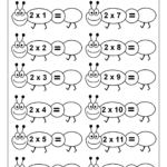 Multiplication Times Tables Worksheets – 2, 3, 4, 5, 6 & 7 Times Throughout Multiplication Worksheets 2 And 3