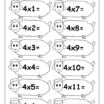 Multiplication Times Tables Worksheets – 2, 3 & 4 Times Tables Regarding 4 Times Table Multiplication Worksheets