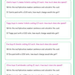 Multiplication Word Problems For Grade 2 | Grade1To6 Regarding Multiplication Problem Solving Worksheets