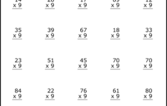 Multiplication Worksheets: (2-Digit1-Digit Math Drills) – Free inside 1 And 2 Digit Multiplication Worksheets