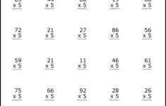 Multiplication Worksheets: (2-Digit1-Digit Math Drills) – Free inside X 2 Multiplication Worksheet