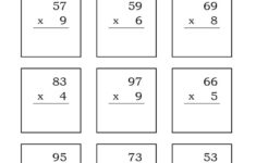 Multiplication Worksheets: Double Digit X Single Digit (Pdf) - Etsy Uk in Double Digit by Single Digit Multiplication Worksheets
