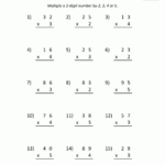 Multiplication Worksheets For 3Rd Grade Pertaining To Class 3Rd Multiplication Worksheet