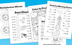 Multiplication Worksheets: Get A Free Bundle Of 11 Practice Pages with regard to Free Worksheets Multiplication Facts