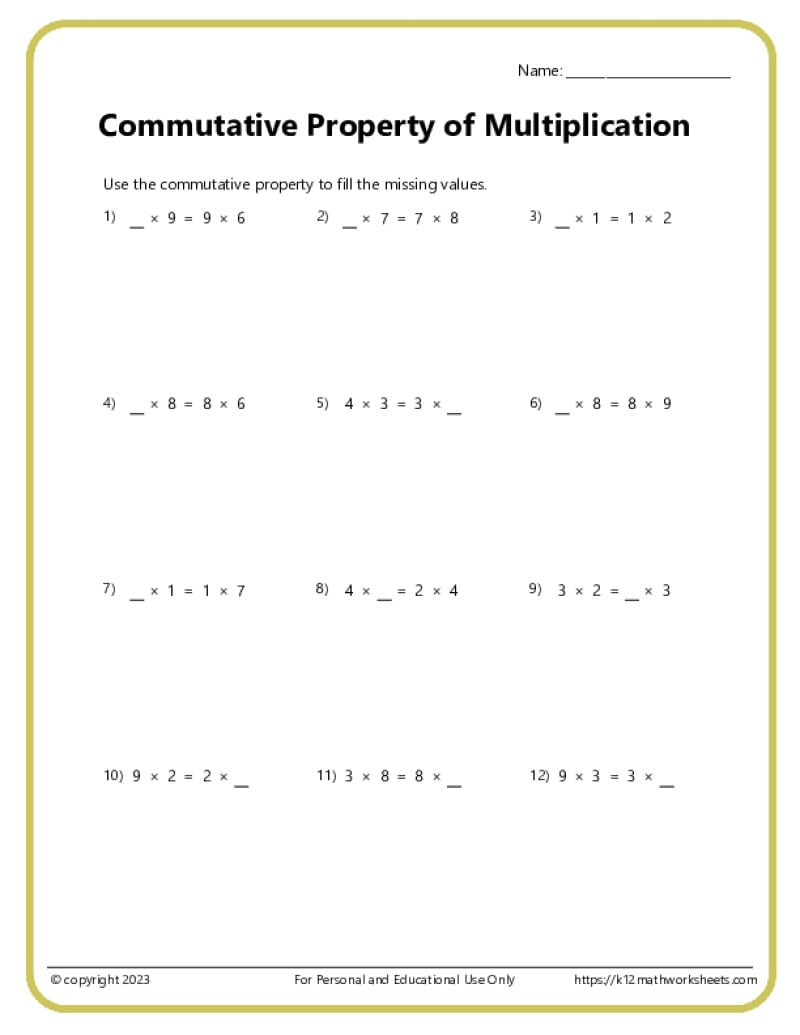 Multiplication Worksheets - K12 Math Worksheets in Multiplication 8&amp;#039;S Worksheet