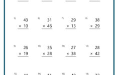 Multiplication Worksheets - K12 Math Worksheets intended for Math Practice Multiplication Worksheets