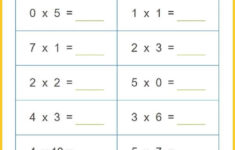 Multiplication Worksheets Pdf | Free Download pertaining to One Digit by One Digit Multiplication Worksheets
