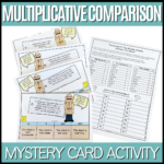 Multiplicative Comparison Mystery Activity | Madeteachers Inside Multiplication As Comparison Worksheets
