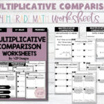 Multiplicative Comparison Word Problem   Etsy Australia For Multiplicative Comparison Worksheets