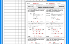 Multiplicative Comparison Word Problems Worksheets – Set 2 intended for Multiplicative Comparison Word Problems Worksheets
