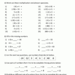 Multiply And Divide Negative Numbers Pertaining To Multiplication And Division Of Negative Numbers Worksheet