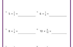 Multiply Fractions With Whole Numbers regarding Multiplication of Fractions and Mixed Numbers Worksheets