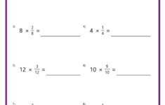 Multiply Fractions With Whole Numbers throughout Fraction Division and Multiplication Worksheets