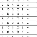 Multiplying 3 Numbers – Three Worksheets / Free Printable Worksheets Within Multiplication By 3'S Worksheet
