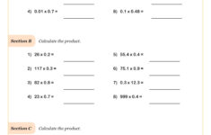 Multiplying And Dividing Decimals Worksheet | 5Th Grade Pdf with Multiplication and Division of Decimals Worksheet
