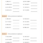Multiplying And Dividing Decimals Worksheet | Cazoom Maths Worksheets Throughout Decimal Multiplication And Division Worksheets