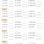 Multiplying And Dividingpowers Of Ten (A) Worksheet | Pdf For Multiplication And Division Of Exponents Worksheet