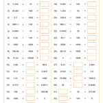 Multiplying And Dividingpowers Of Ten Worksheet (15 Minute Regarding Powers Of 10 Multiplication Worksheets