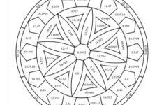 Multiplying Decimals Colornumber within Multiplication Color by Number Worksheet