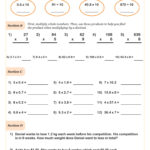 Multiplying Decimals Worksheet | Pdf Printable Number & Operations For Multiplication Worksheets With Decimals
