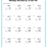 Multiplying Decimals Worksheets Pertaining To Multiplication With Decimals And Whole Numbers Worksheets