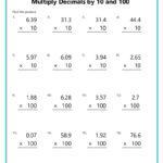 Multiplying Decimals Worksheets Regarding Division And Multiplication Of Decimals Worksheets