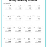Multiplying Decimals Worksheets Throughout Multiplication And Division Of Decimals Worksheet