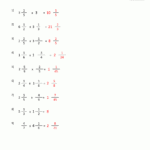 Multiplying Mixed Fractions For Multiplication Of Fractions Worksheets With Answers