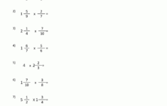 Multiplying Mixed Fractions pertaining to Mixed Fraction Multiplication and Division Worksheet