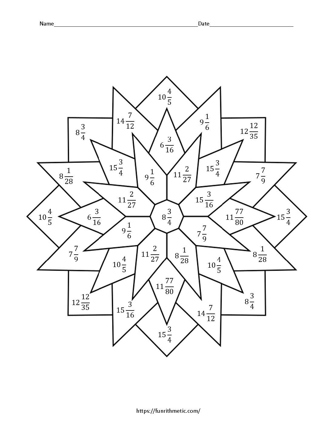 Multiplying Mixed Numbers Colornumber within Color By Number Multiplication Worksheets Free