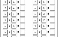 Multiplysix Worksheets | Multiplication Facts | 6 Times Tables with regard to 6 Multiplication Facts Worksheet