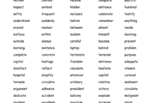 Multisyllabic Words List Pdf: Fill Out &amp; Sign Online | Dochub with Multiple Syllable Words Worksheets