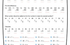 Ninalazina - Addition Subtraction Multiplication Division with regard to Addition To Multiplication Worksheets