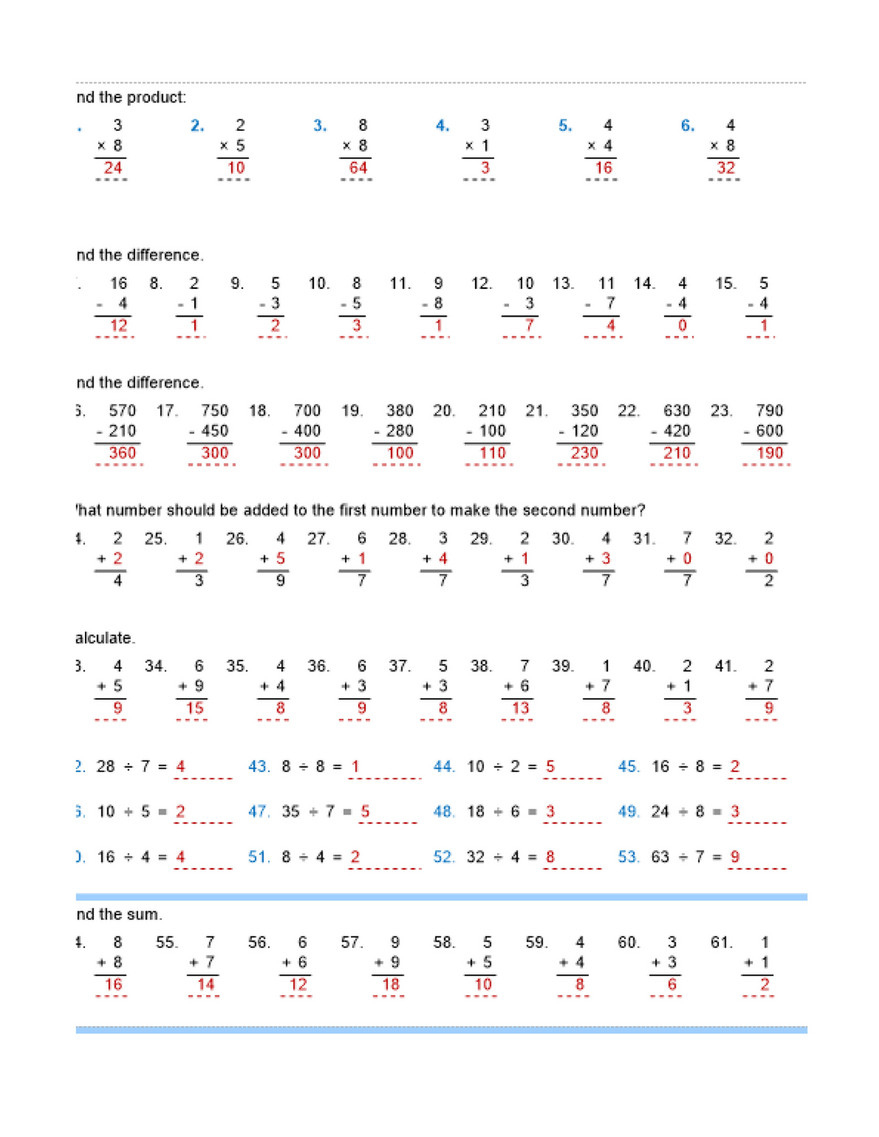 Ninalazina - Addition Subtraction Multiplication Division within Multiplication Addition Subtraction Worksheets