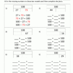 Number Bonds Worksheets To 100 For Number Bonds Multiplication Worksheets
