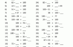 Number Bonds Worksheets To 100 regarding Multiplication Number Bonds Worksheets