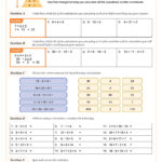 Order Of Operations   Multiplication, Division, Addition And With Division Multiplication Addition Subtraction Worksheets