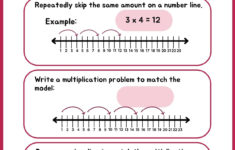 Page 3 - Free And Customizable Multiplication Templates | Canva with regard to Multiplication On The Number Line Worksheet