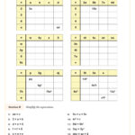 Polynomial Multiplication Grids Worksheet | Algebra I Pdf Intended For Polynomial Addition Subtraction And Multiplication Worksheet