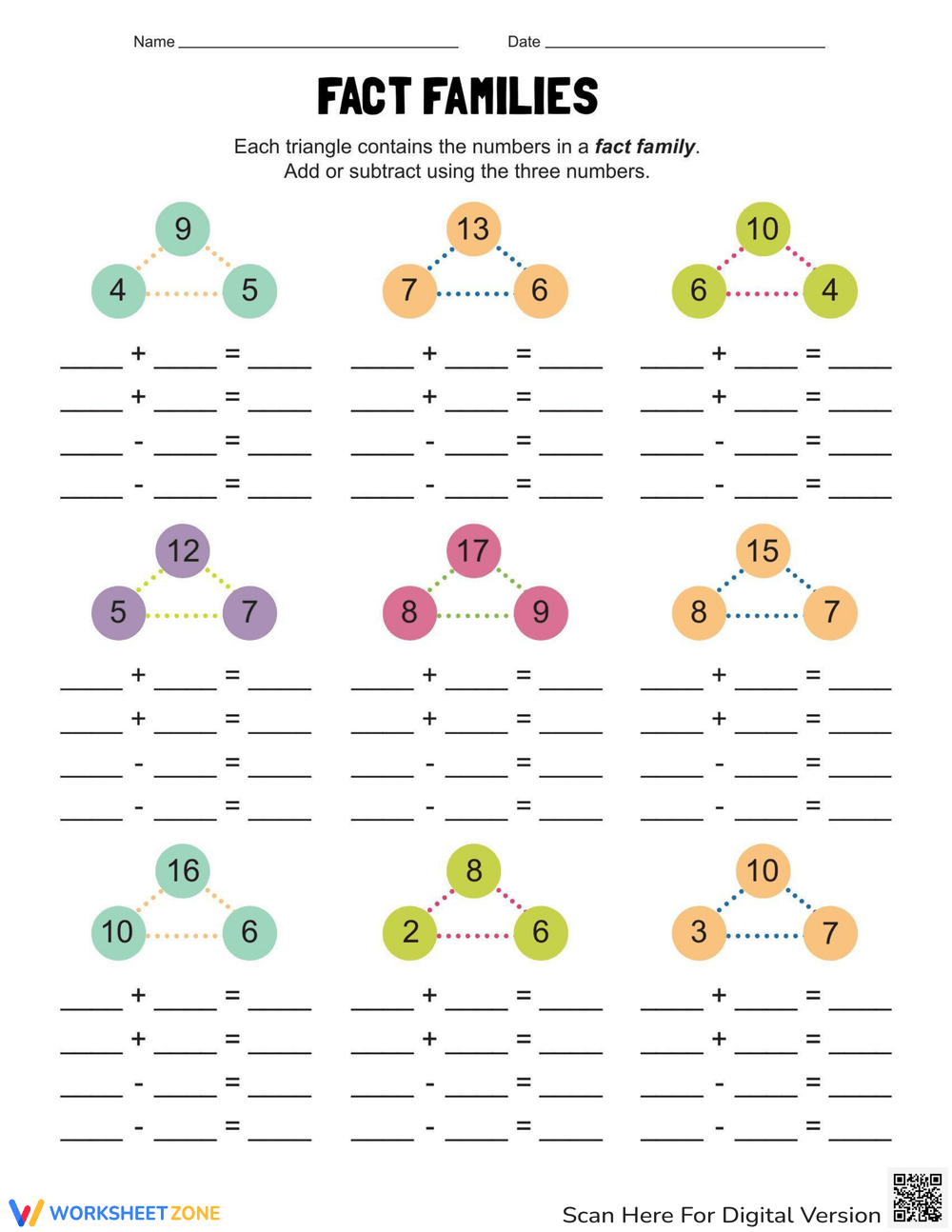 Printable Composing And Decomposing Numbers Worksheets Download within Decomposing Multiplication 3Rd Grade Worksheets