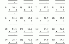 Printable Multiplication Worksheets intended for Multiplication Worksheet 5th Grade