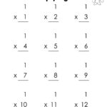 Printable Multiplication Worksheets: Times Tables 1 12 (Pdf)   Etsy Intended For Multiplying 1 12 By 6 Worksheets