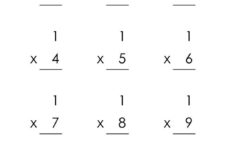 Printable Multiplication Worksheets: Times Tables 1-12 (Pdf) - Etsy intended for Multiplying 1-12 by 6 Worksheets