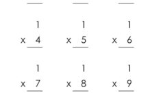 Printable Multiplication Worksheets: Times Tables 1-12 (Pdf) - Etsy pertaining to 1 12 Multiplication Worksheet